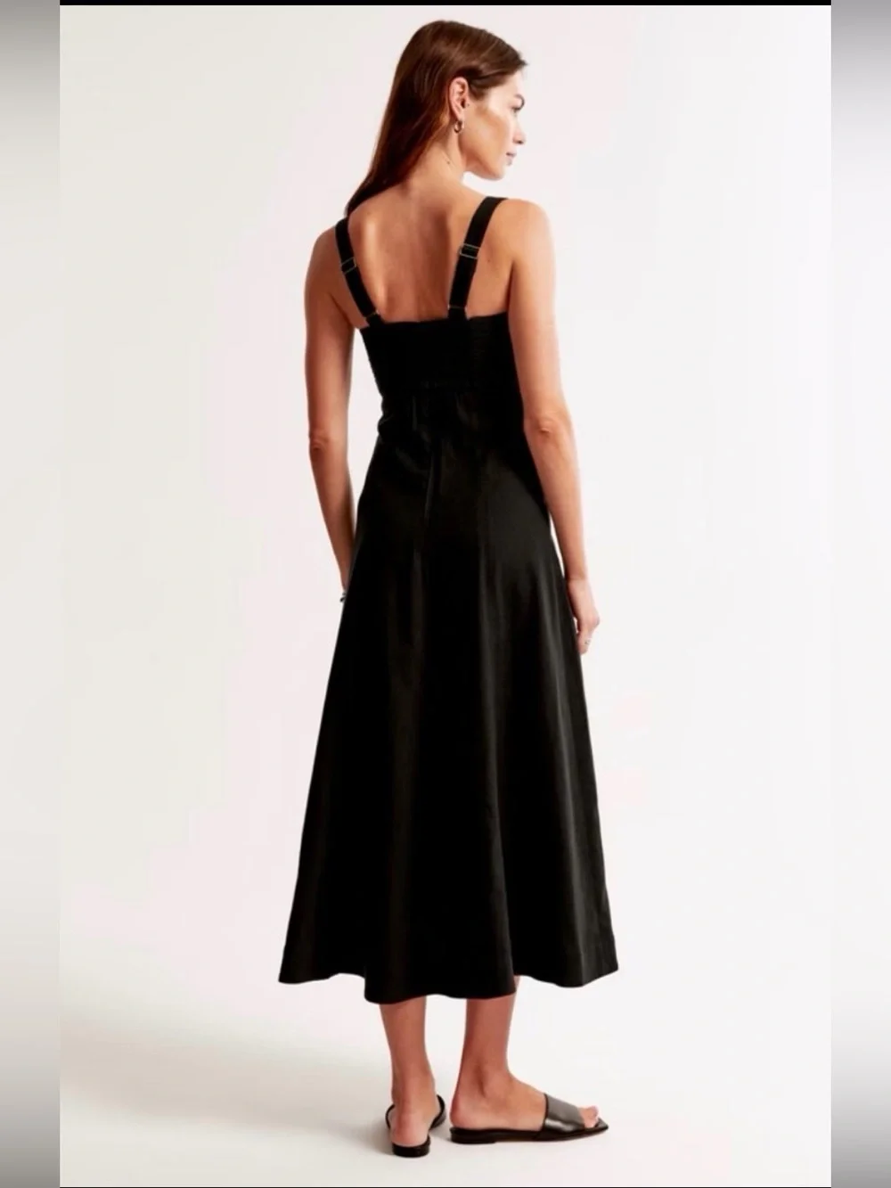 Abercrombie & Fitch Black Maxi Sundress